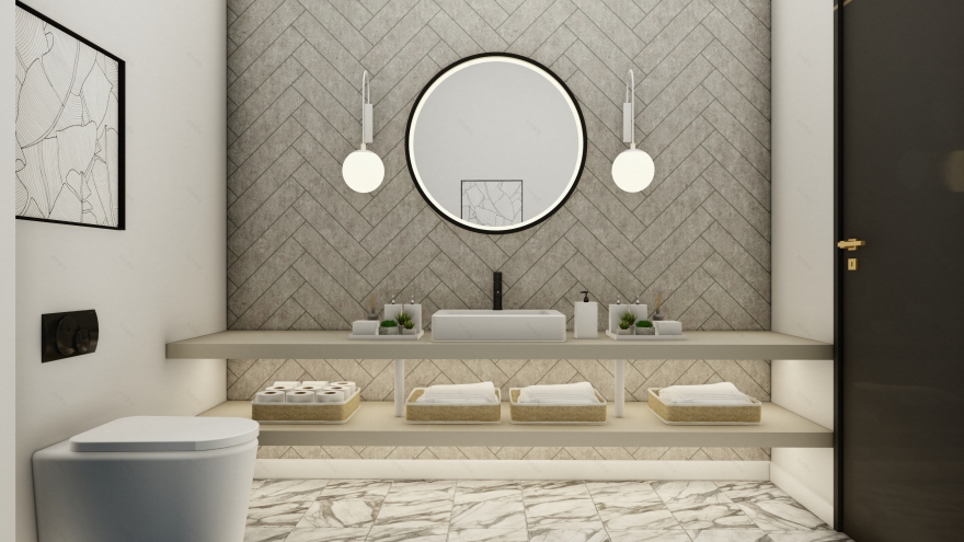 VillaRose 圆形书架设计-26