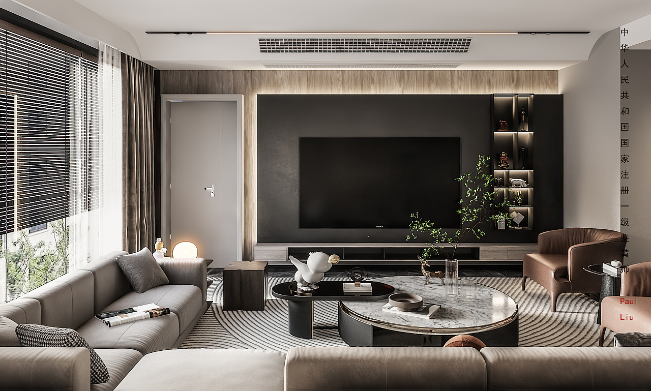 现代轻奢平层-4