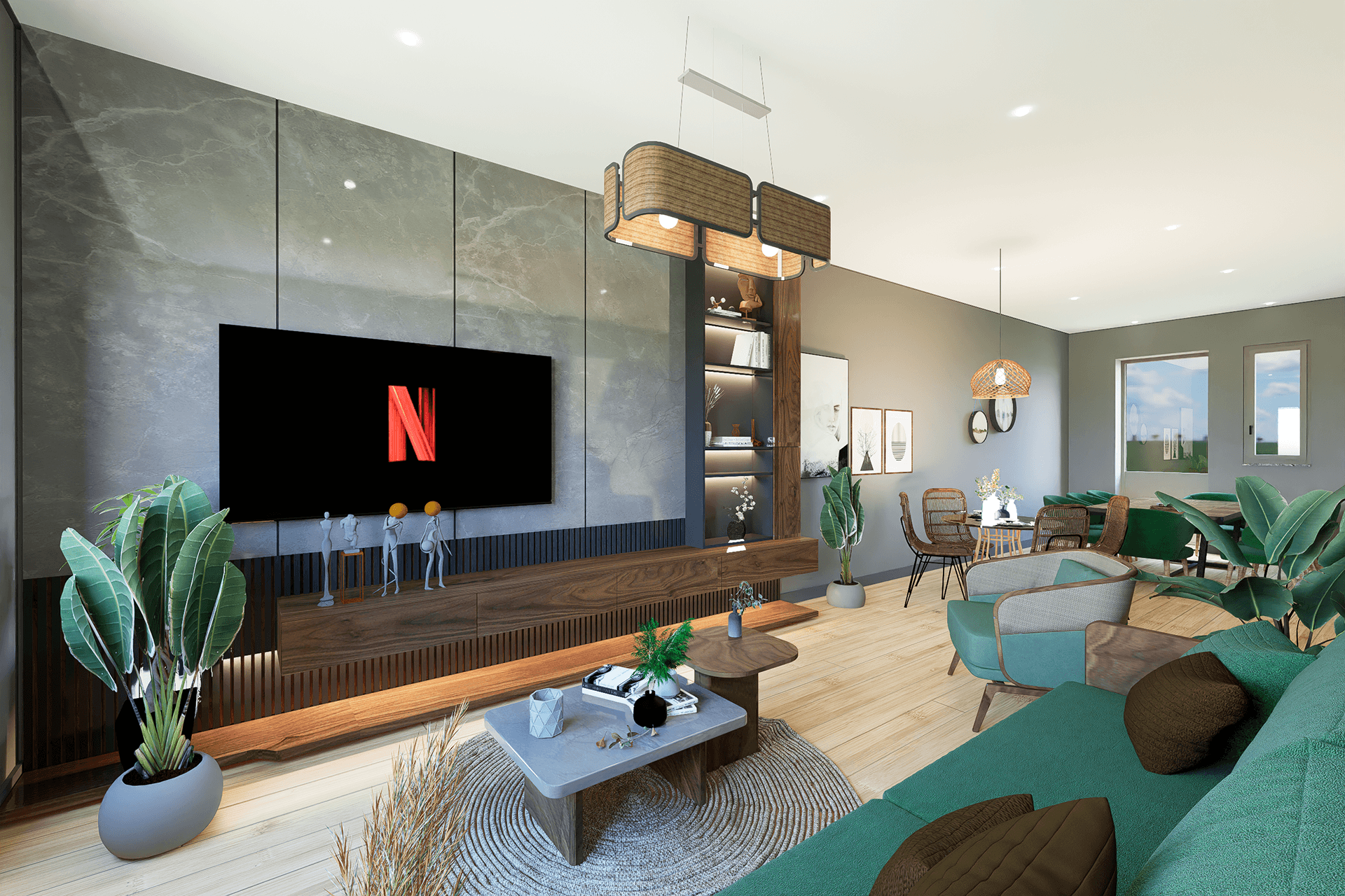 挪威客厅可视化-3