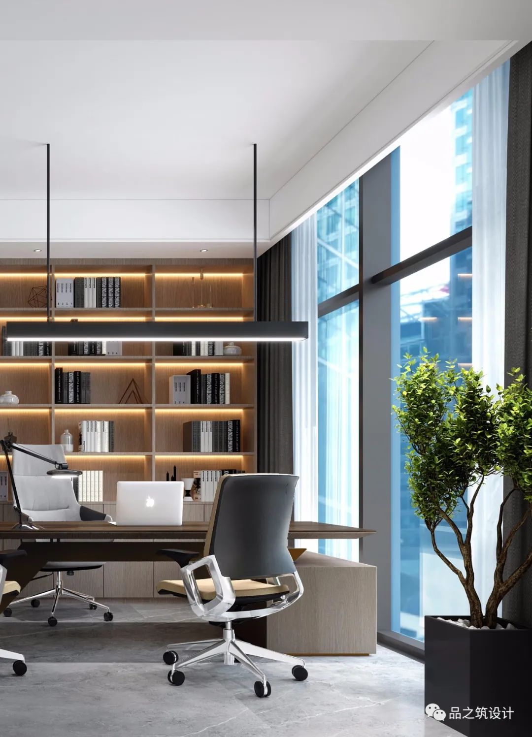 现代风办公空间设计,还原生活本质-29
