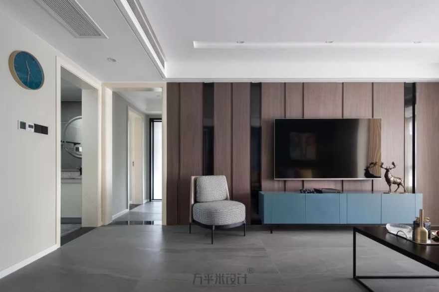 现代轻奢温馨家 | 方平米设计新作,小菠萝三口之家-56