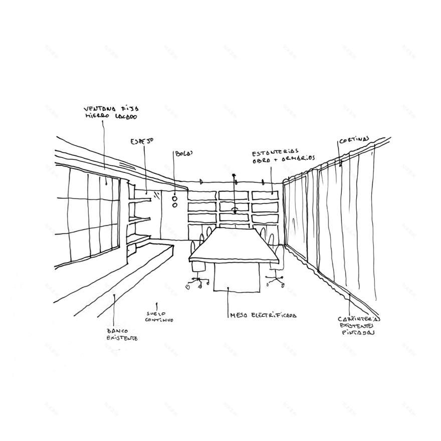 非白色办公室丨西班牙巴塞罗那丨brenzo-22