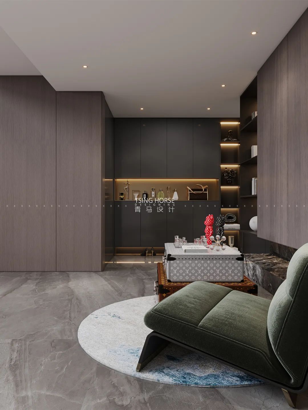 招商央玺现代轻奢别墅空间设计丨周昆设计团队-45