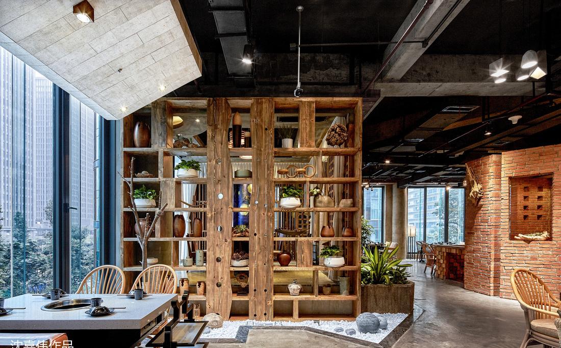 火锅店丨沈嘉伟设计作品—园里火锅-9