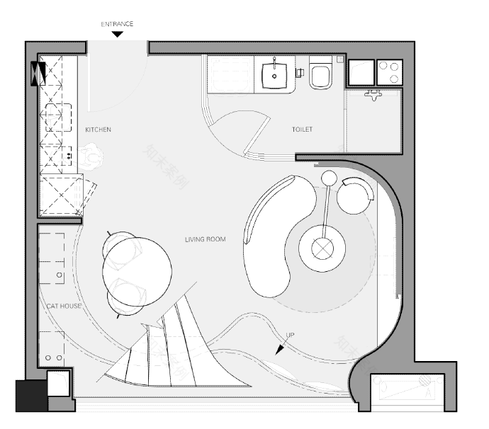 福州旭辉永同昌公元大观公寓 | 猫式优雅的空间设计-38