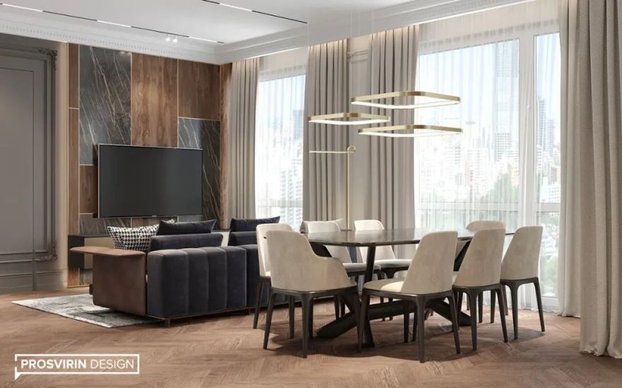 现代轻奢住宅丨Prosvirin Design-13