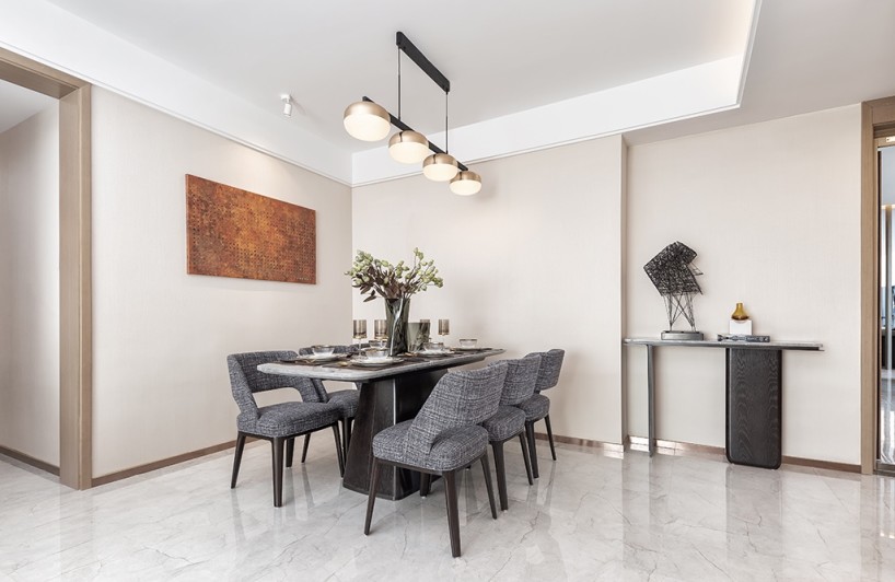 山西太原凤玺湾样板间——当代艺术风格-2