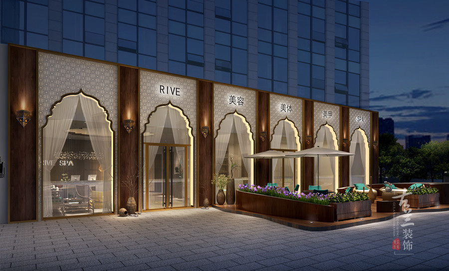 成都专业美容院装修设计成都美容院设计案例-3
