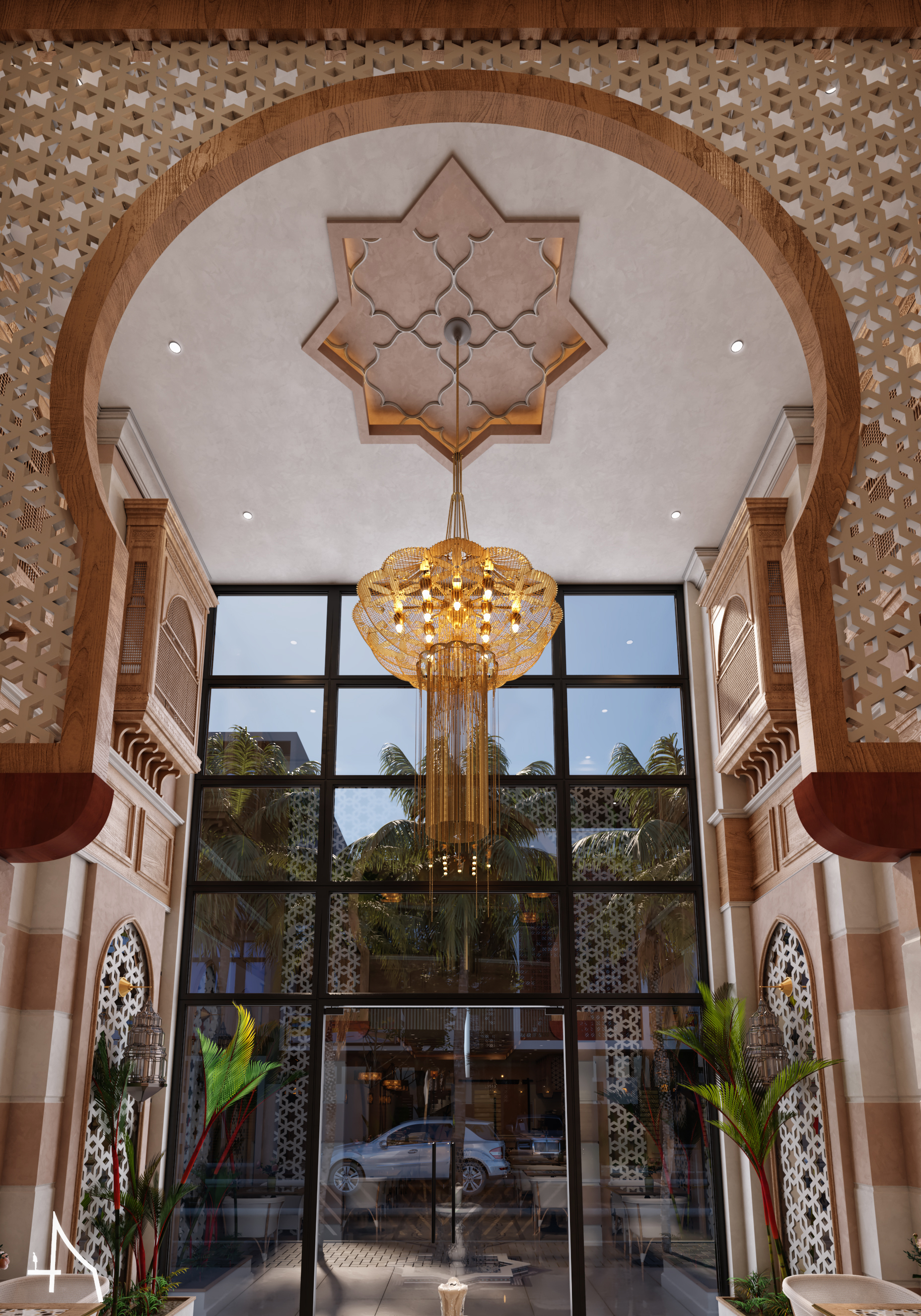 伊斯兰餐厅丨阿联酋迪拜丨Islamic star-13