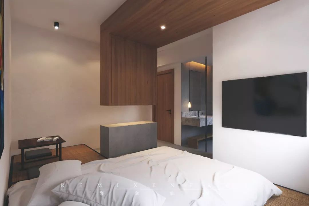 自然温馨的不贰宿 | 原木元素与空间意境的完美结合-4