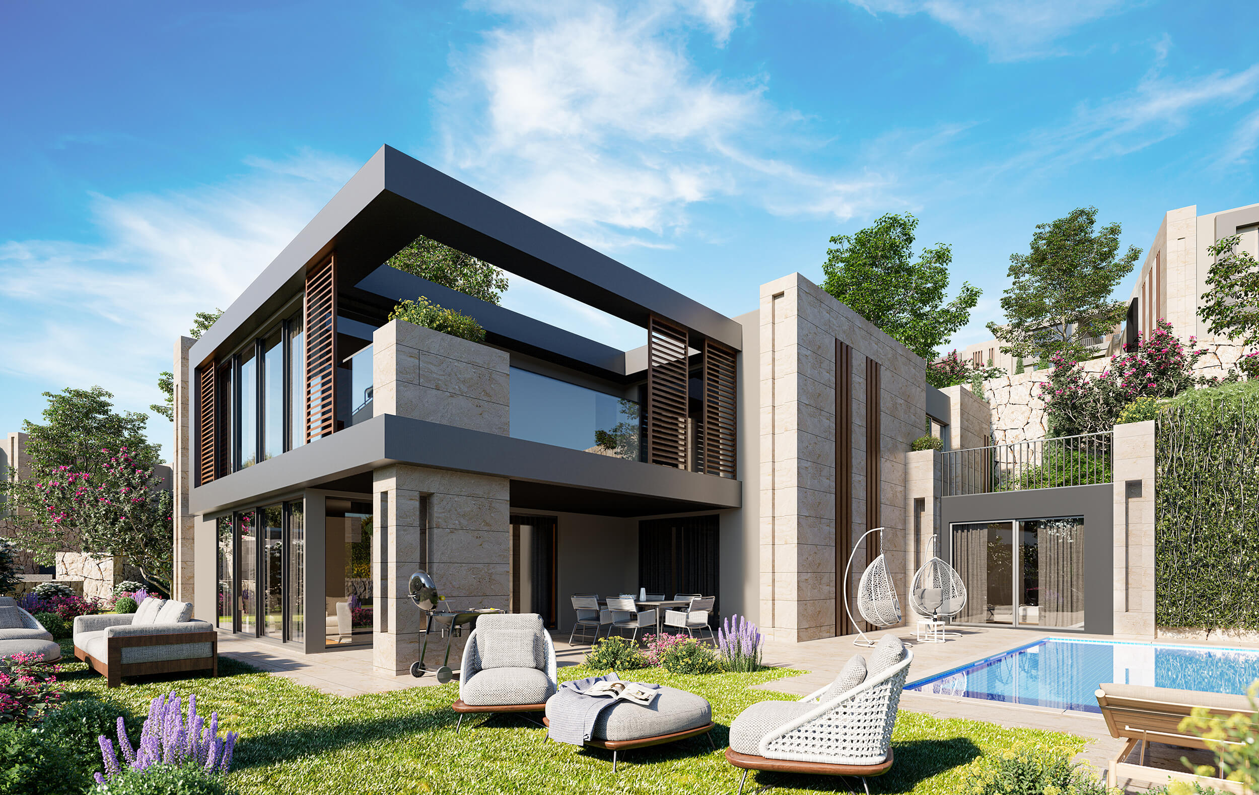 悬崖之上的豪华绿洲·Skygarden Villas丨土耳其丨Quark-3