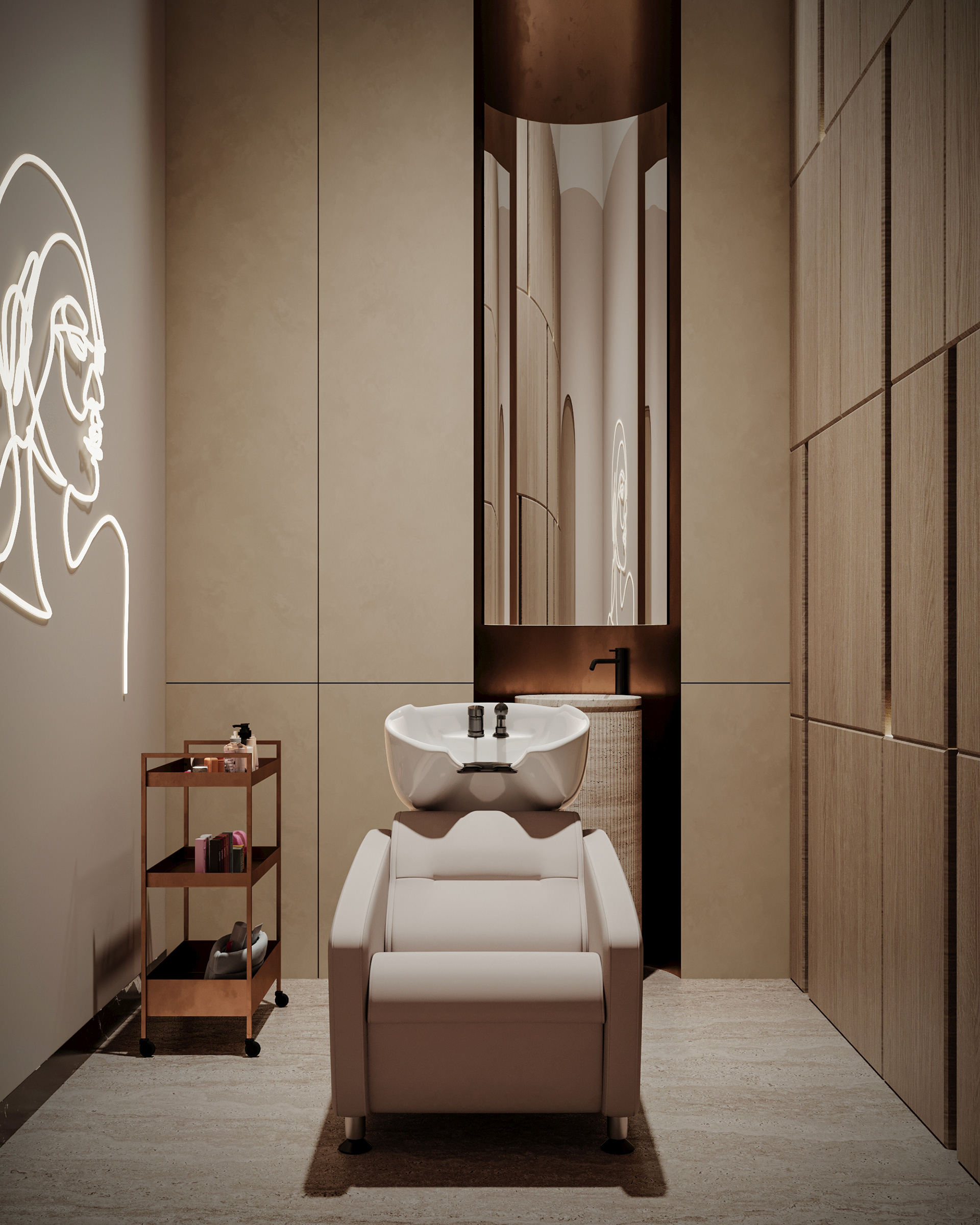 现代有机美容院丨沙特阿拉伯塔布克丨RAWABI DESIGN-21