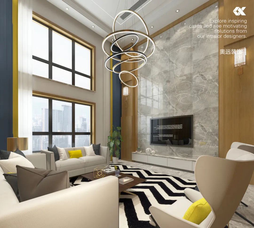 现代简约风金都上品复式住宅-18