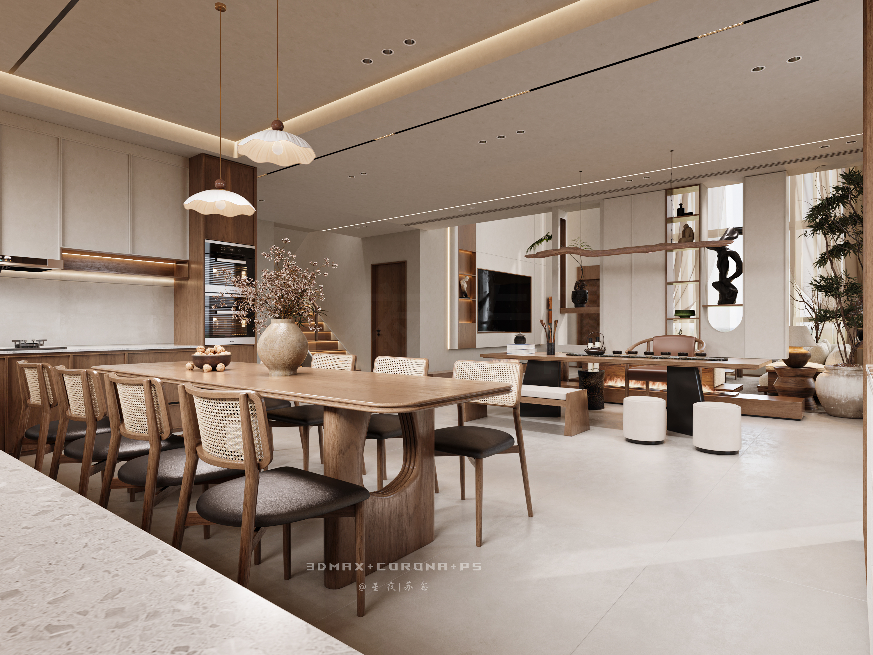 心灵栖息地：诧寂风装修，营造宁静致远的生活空间-3