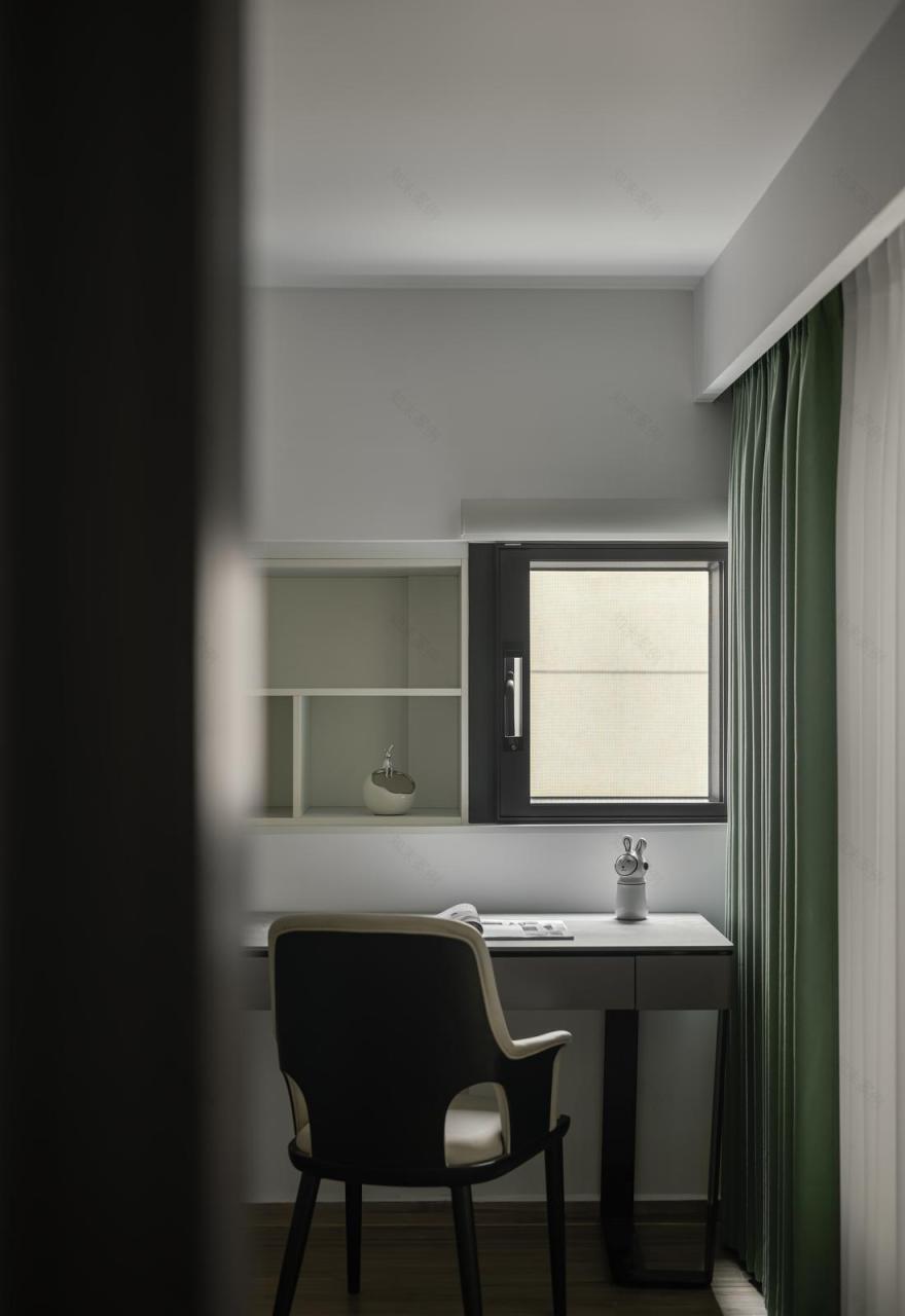 薄荷绿诗意住宅-26