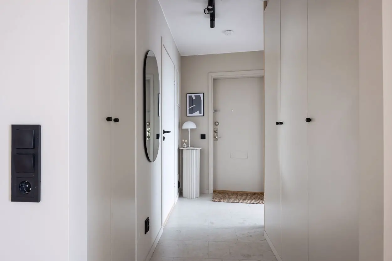 曲线美学 | 瑞典木质条纹墙的装饰魅力-24