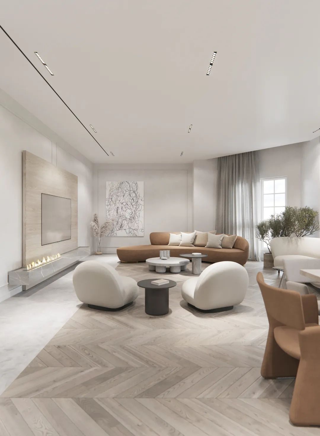 极简流线，构筑空间独特气质-0