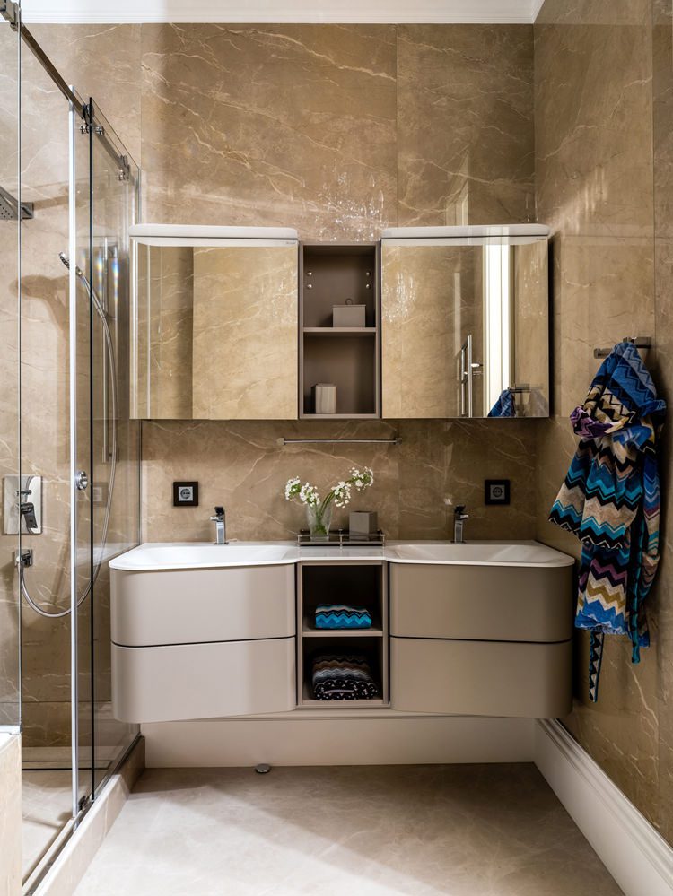 莫斯科Cameo小区三层城市公寓（“城市别墅”）丨俄罗斯莫斯科丨BELLARDO设计工作室（安娜·萨哈罗娃,斯韦特兰娜·格拉兹科娃）-57