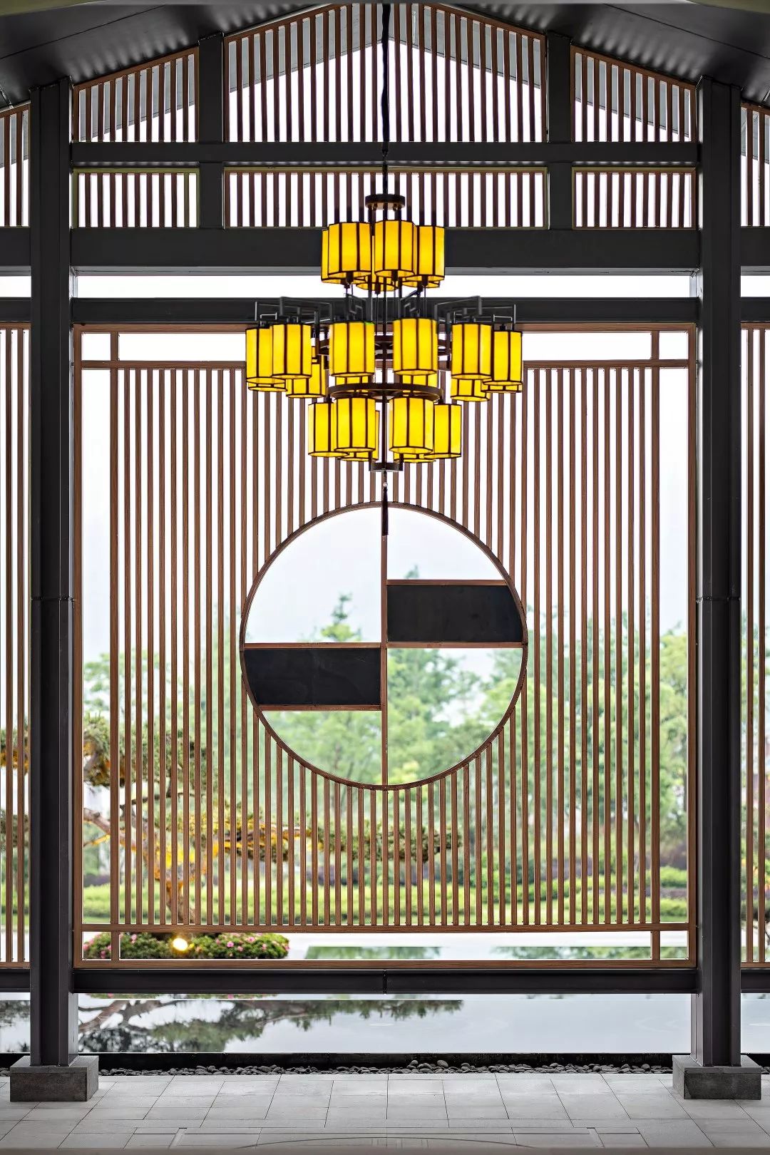 崇義綠邦合一山居銷售中心 | 竹鄉文化的室內空間演繹-14