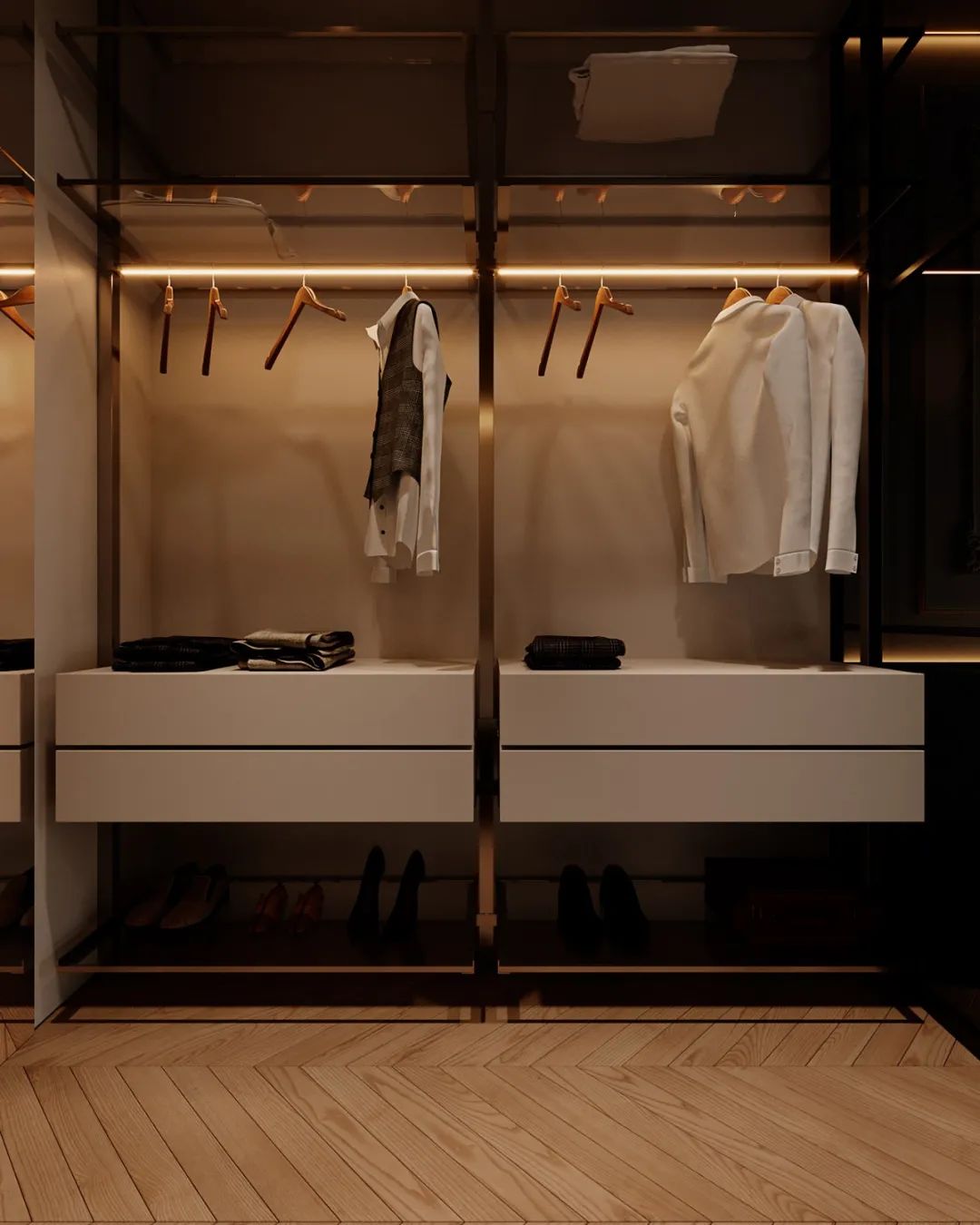 简约轻奢大平层设计丨BODES Studio-41