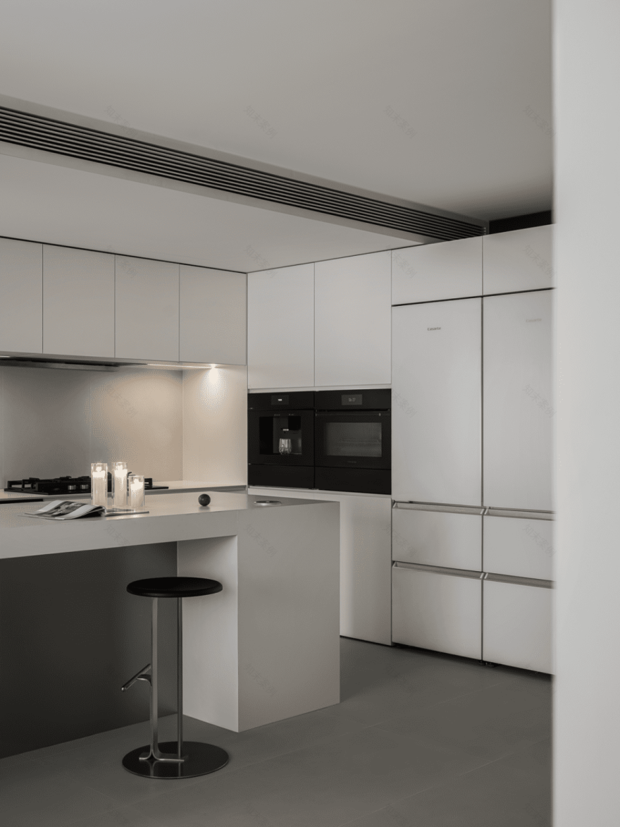 80㎡极简打破常规,重组客卫变出衣帽间,LDK一体布局开阔胜大平层-39