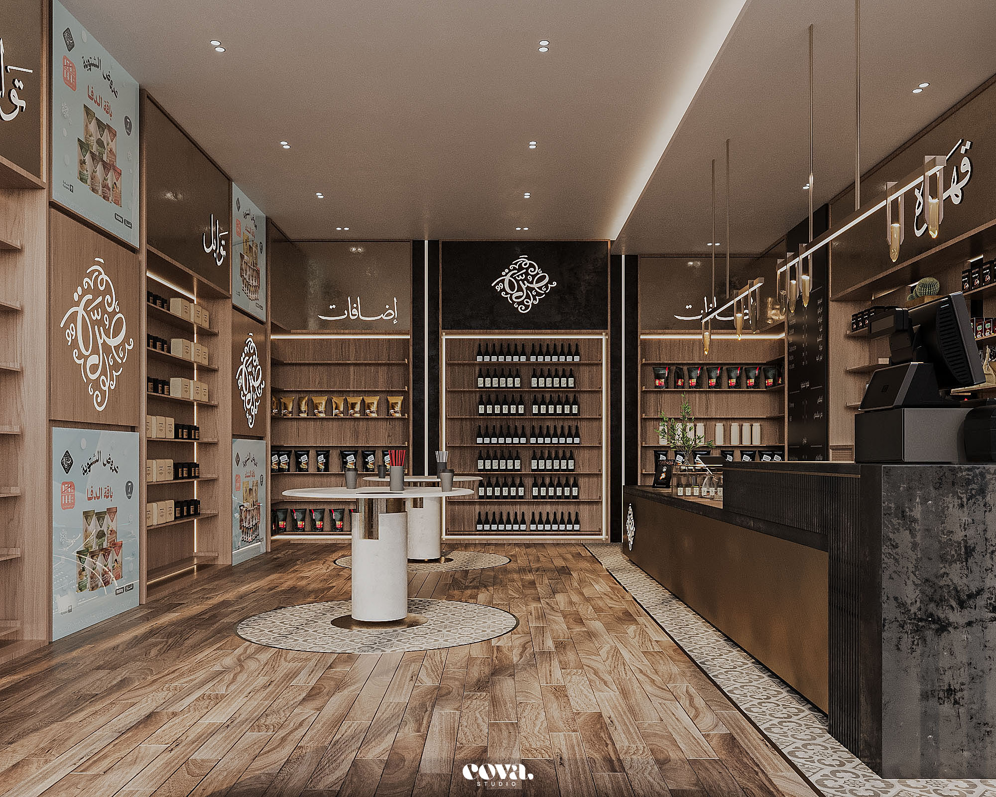 Sorrah Coffee咖啡店丨沙特阿拉伯丨Cova Studio-14