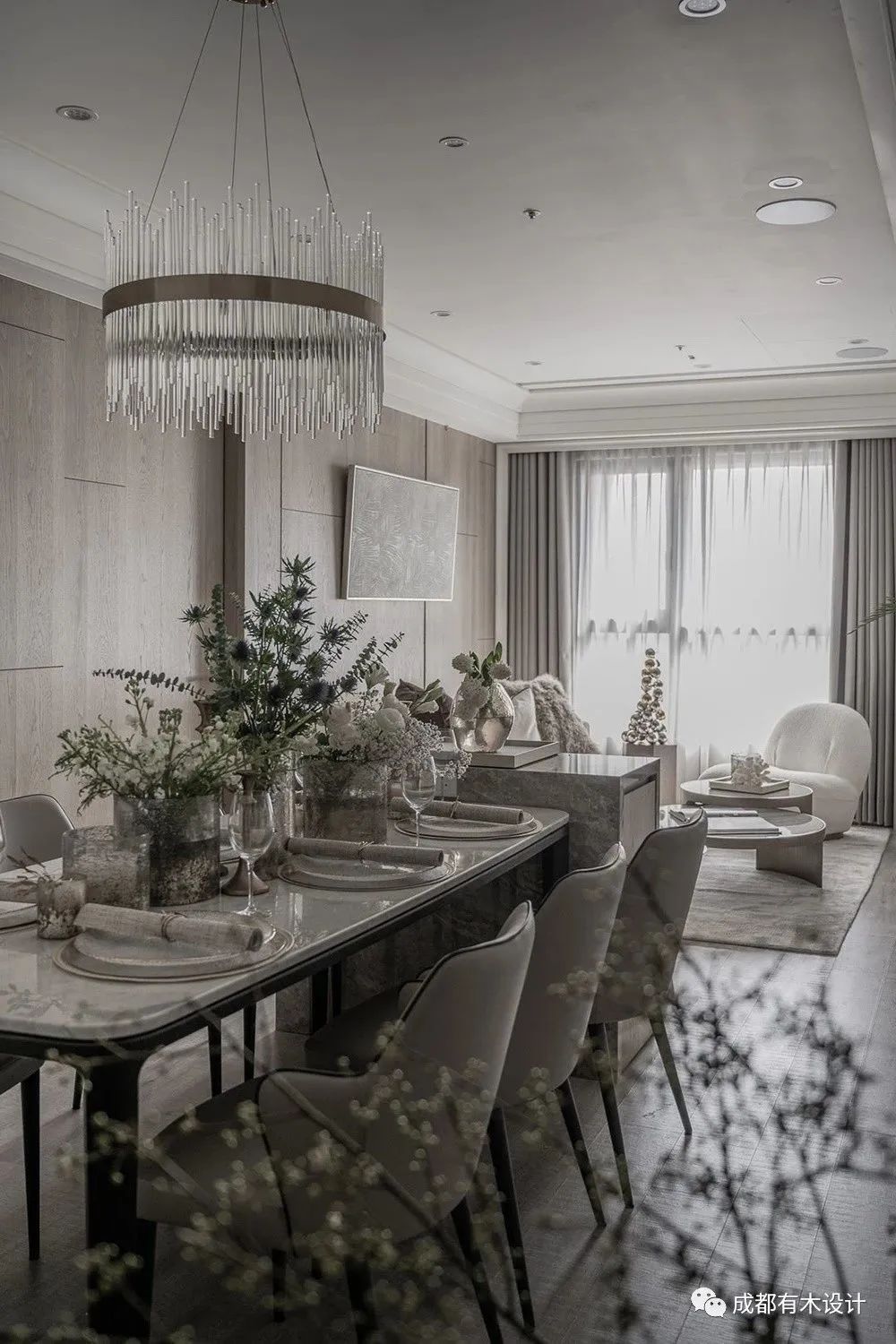 雪松森林小屋 · 冬日里的清丽奢雅空间-4