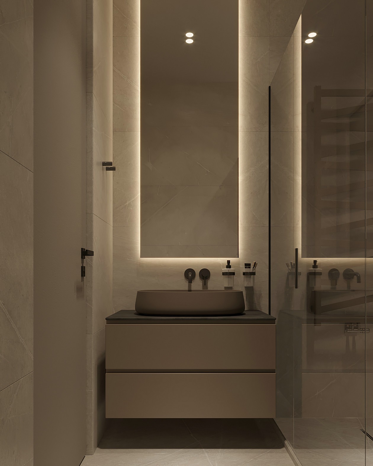 高级灰色系公寓设计-12