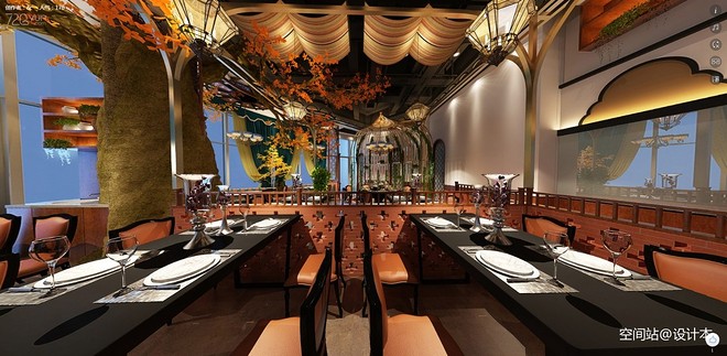 深圳龙华天虹羊哒哒·西北菜餐饮空间装修丨中国深圳-11