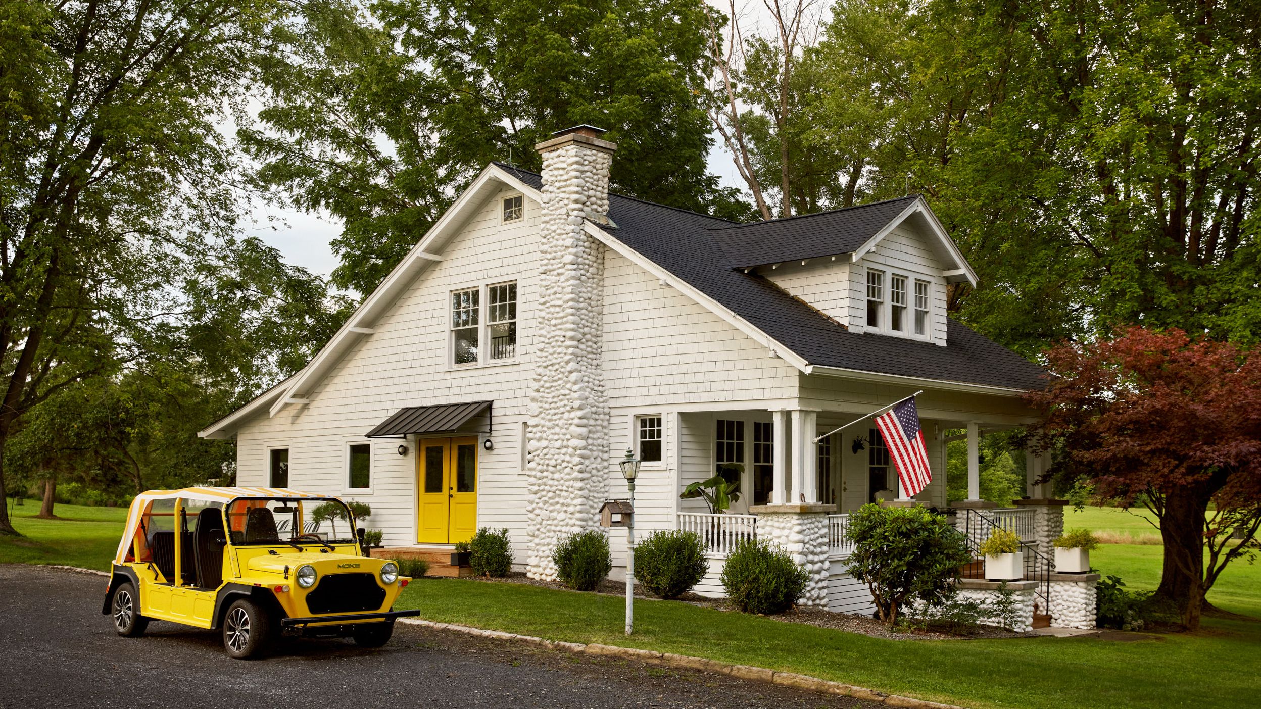 哈德逊谷小屋室内设计丨美国丨Ghislaine Viñas-2