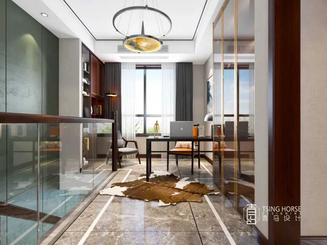 中海阅骊山新中式美学空间设计-42