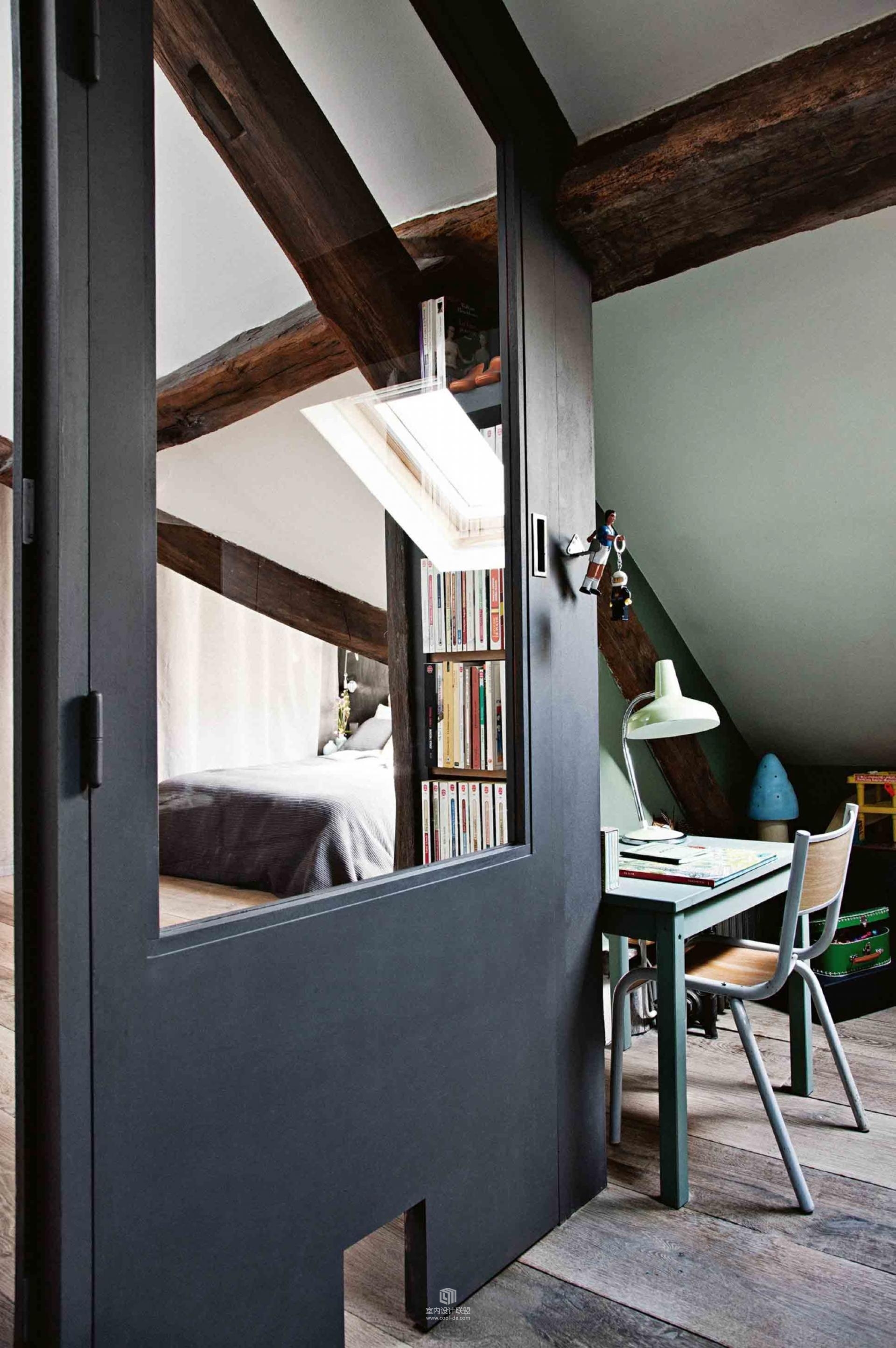 设计师夫妇黑色空间的戏法Isabelle、Matthieu-12