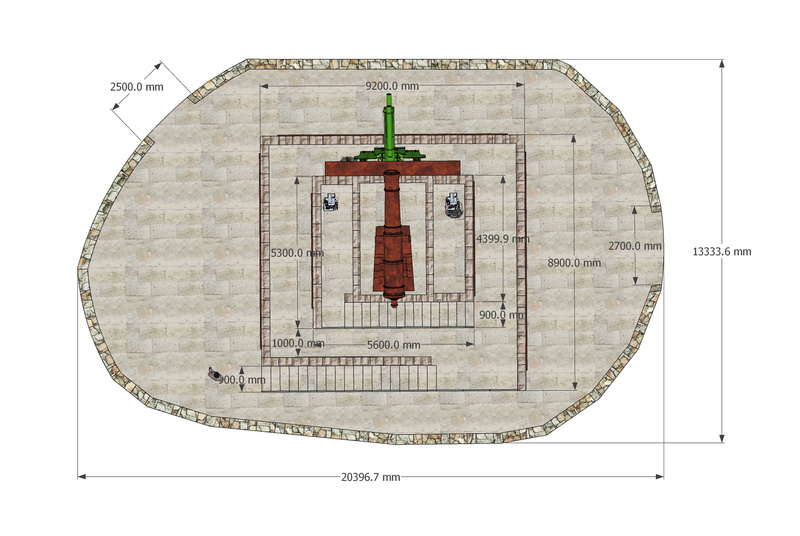 干江炮台山顶“炮塔”设计-6
