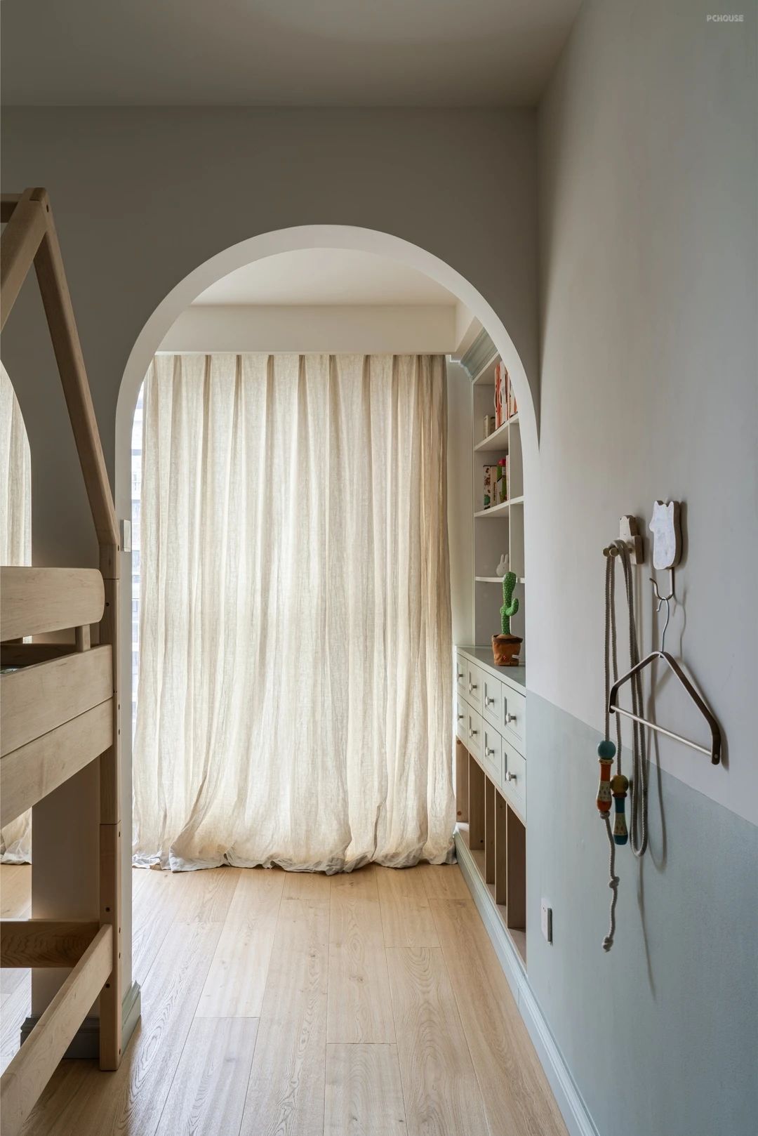 200㎡四口之家旧房改造丨PChouse家居画报-70