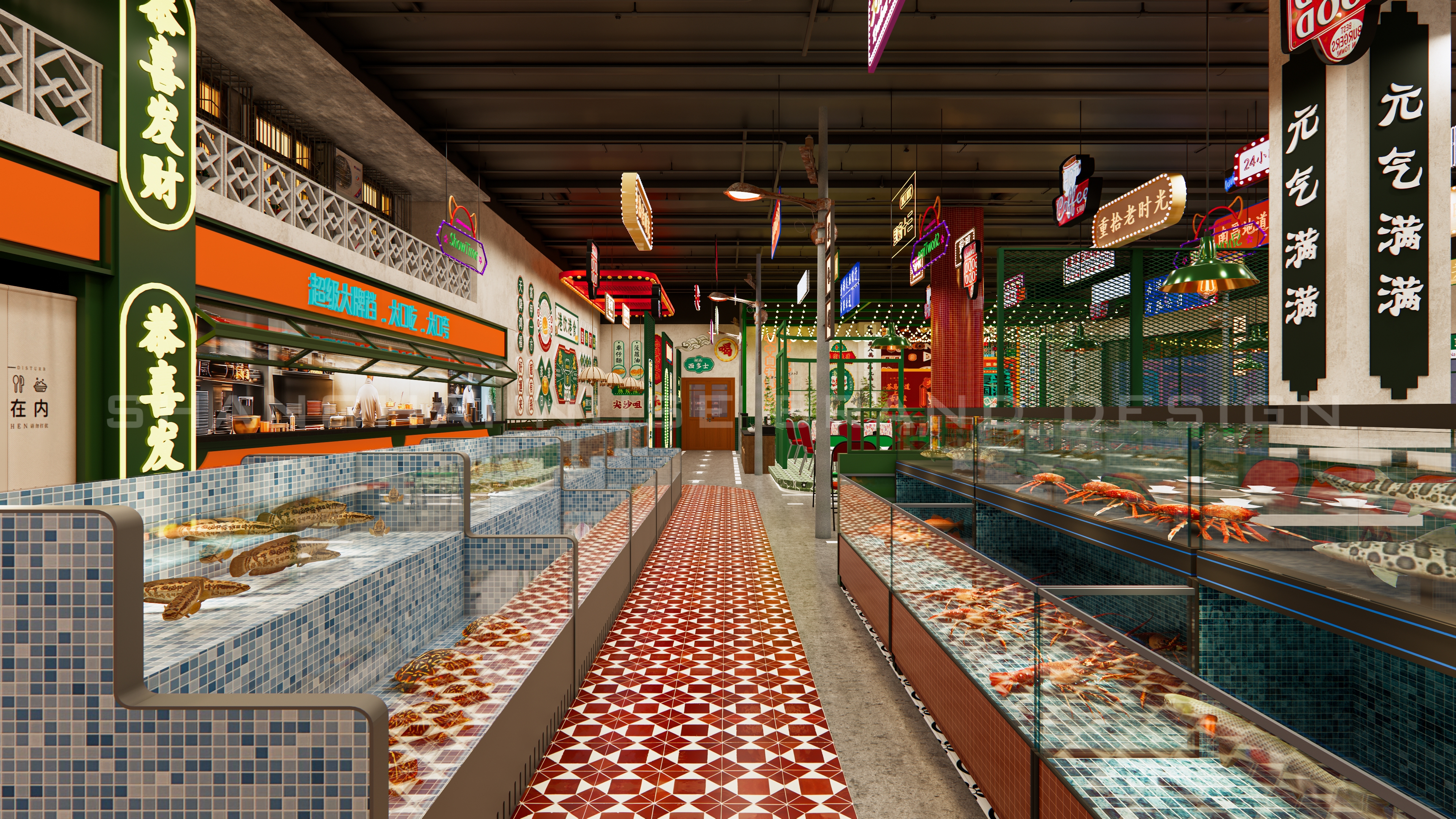 当大上海遇上香港旧时光:一间市井餐厅的复古文化狂欢丨木村空间设计有限公司-24