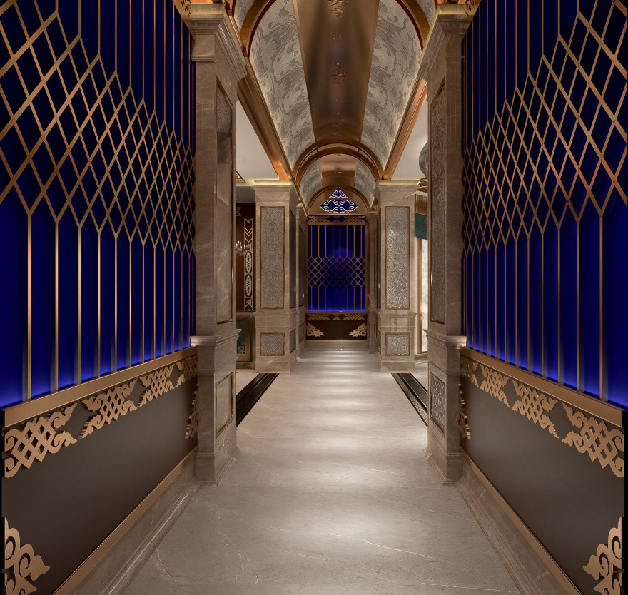 蒙元文化酒店大堂设计-14