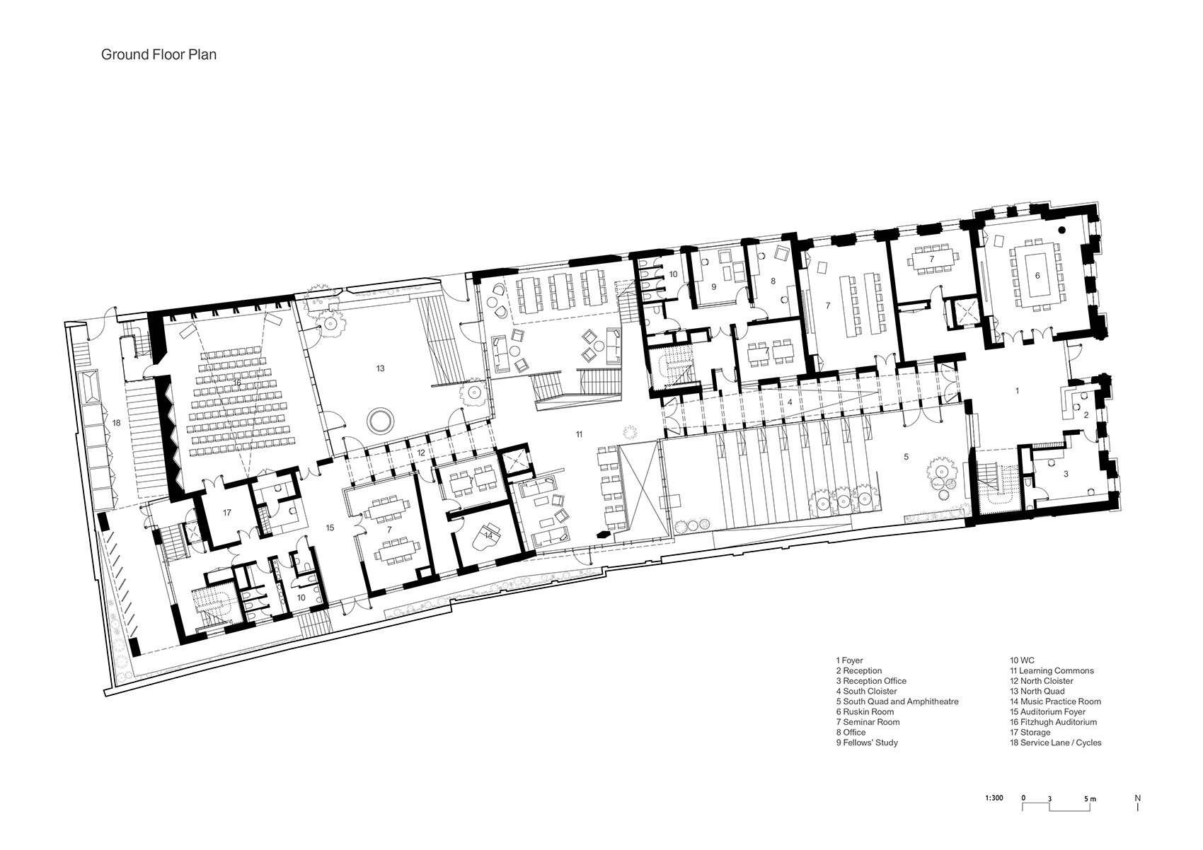 牛津大学E·eter学院扩建丨英国牛津丨Alison Brooks Architects (ABA)-125