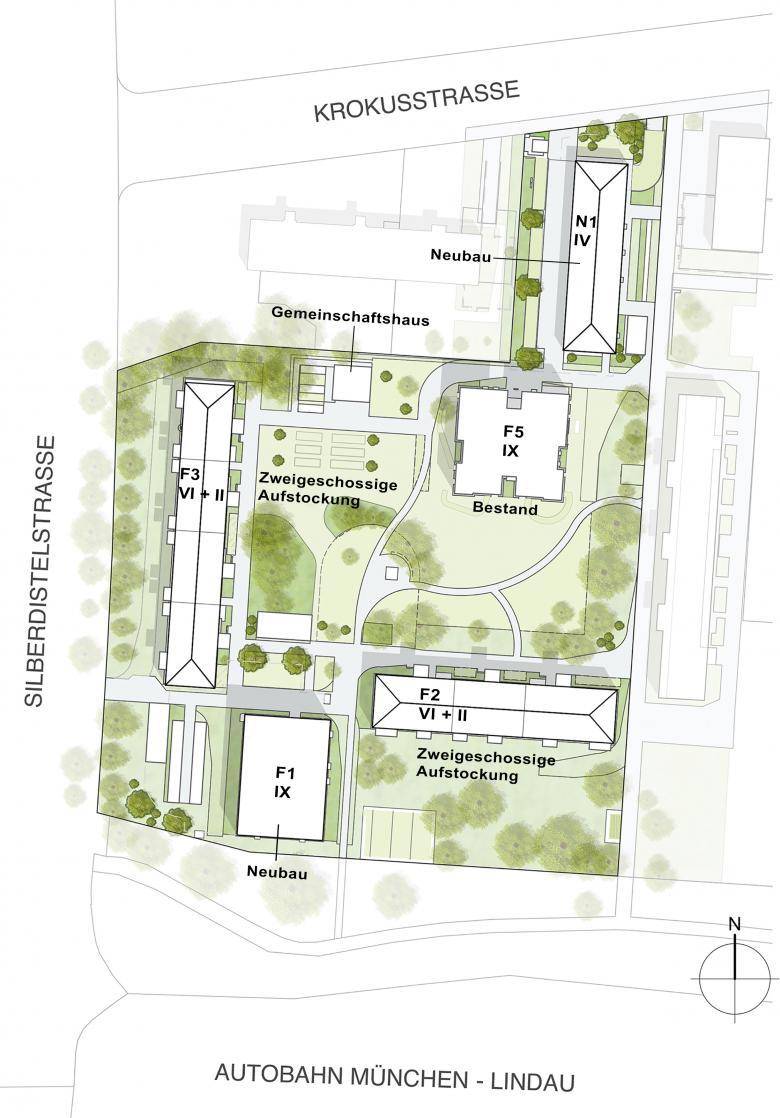 Wohnanlage Silberdistelstraße 住宅丨德国慕尼黑-3