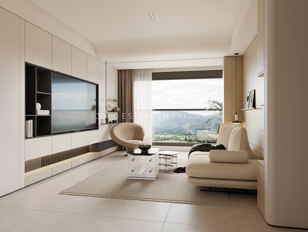 广州东风广场现代简约平层住宅丨中国广州丨301 设计研究所-5