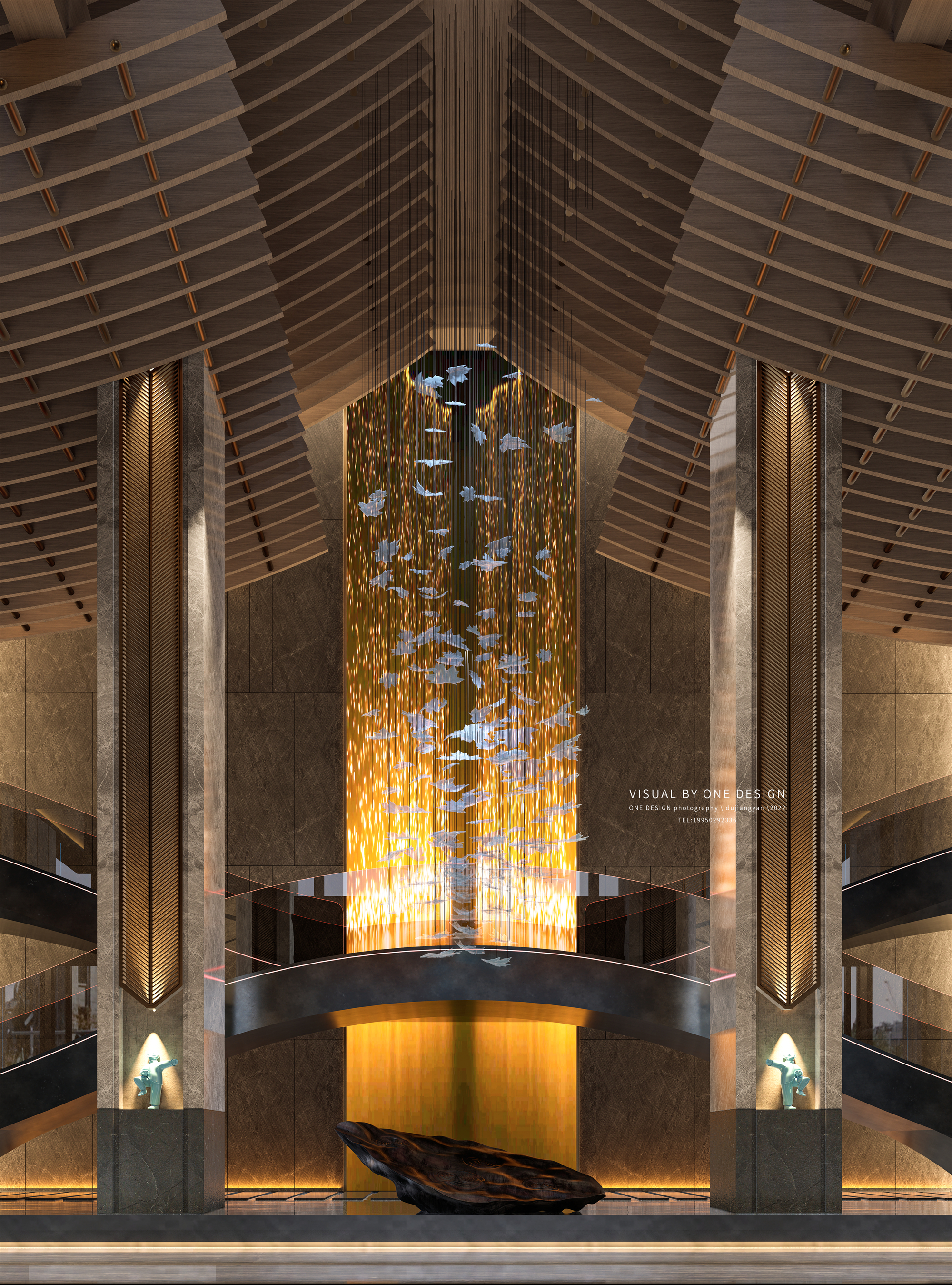 都江堰凤鸣文化酒店效果图高端酒店空间设计美学案例-3