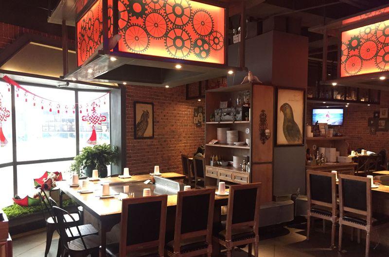 虎门万达57°湘工业风餐厅设计-9