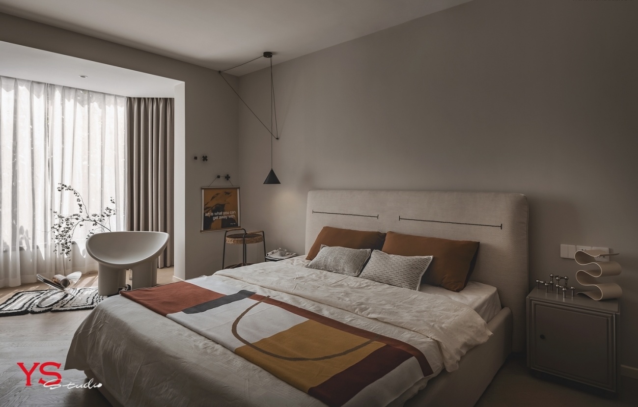 奶咖色之家 · 融合复古与极简的一室设计丨中国重庆-60