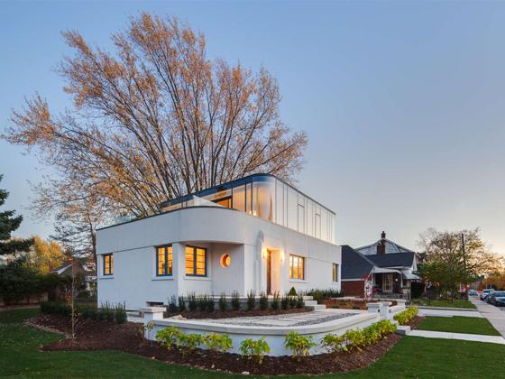 加拿大汉密尔顿市 Hambly 房子,极简现代风格融合历史建筑-6