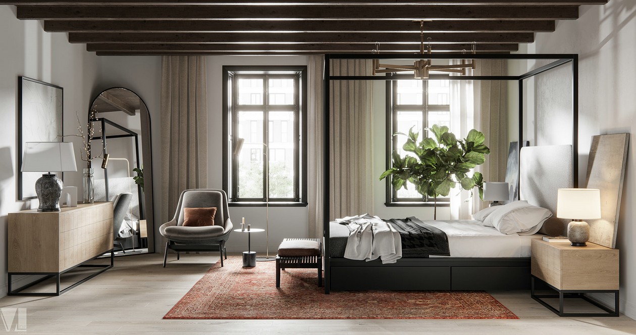 自然而清新的公寓设计-16