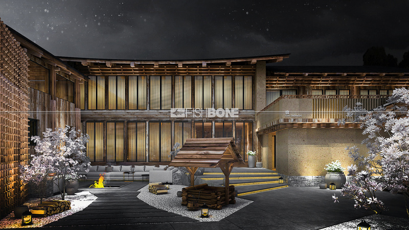 香格里拉云时仕锦酒店丨昆明鱼骨视野室内装饰设计咨询有限公司-17