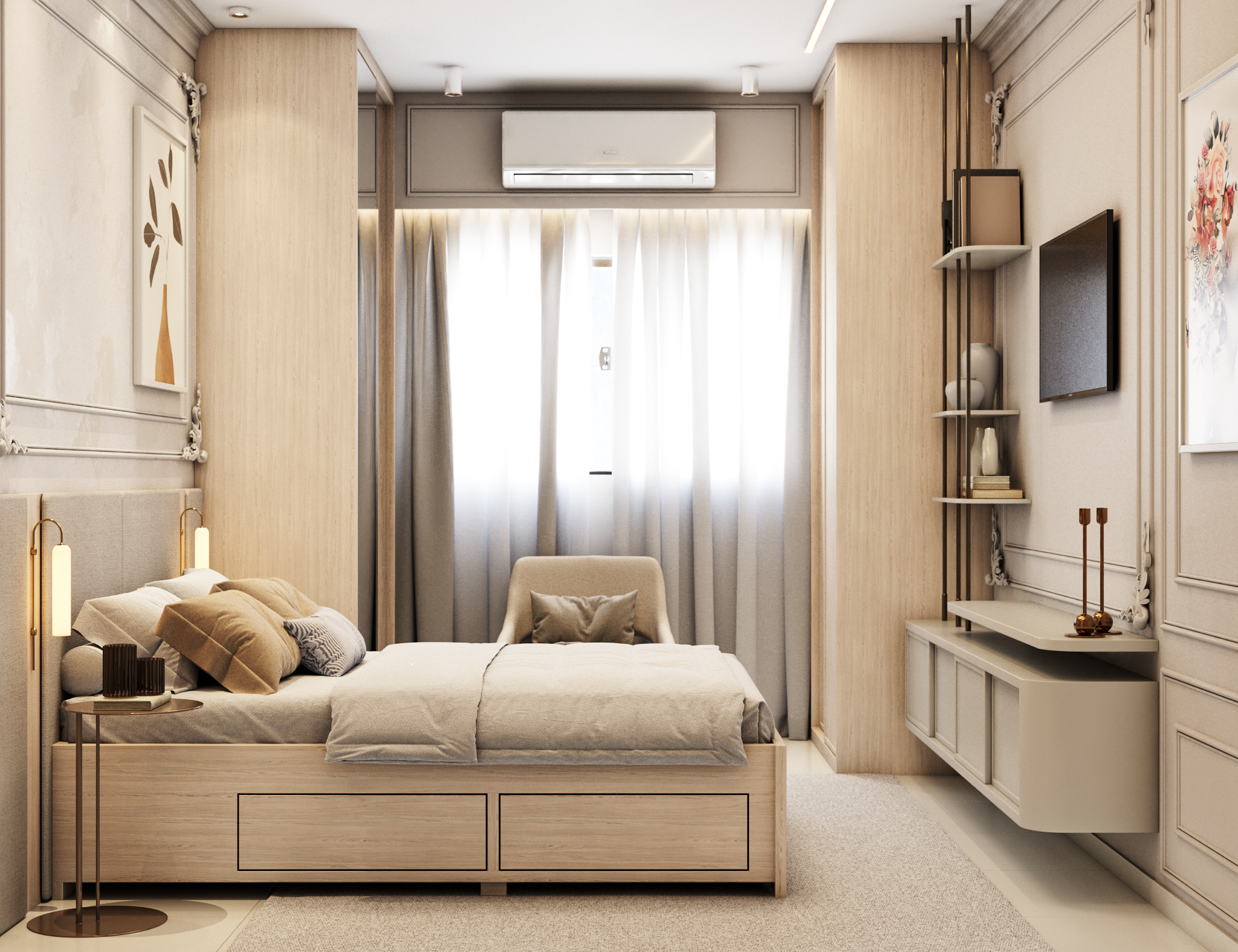 Quarto de Casal 卧室设计-8