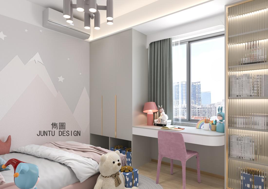 现代轻奢风打造阳光快乐儿童宅-42