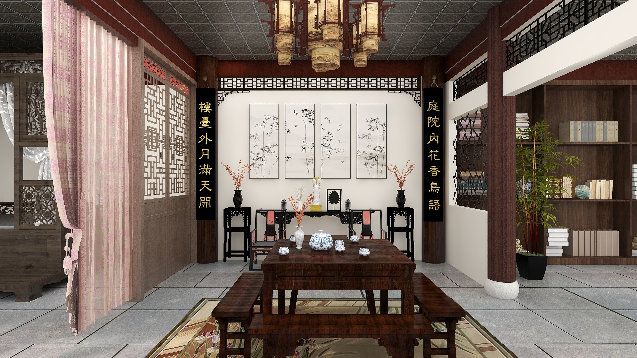 林黛玉潇湘馆场景复原-3