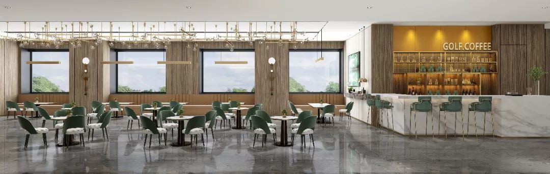 武汉岭尚空间高尔夫俱乐部,现代简约设计诠释绿色友谊-20