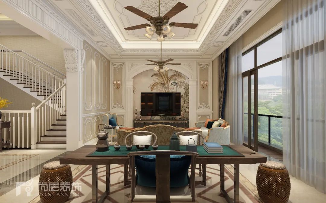 欧式浪漫,自然融入 | 观澜高尔夫别墅设计-14